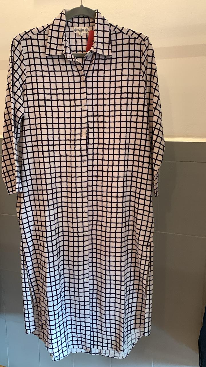 Baby Cord Shirt Dress 1307