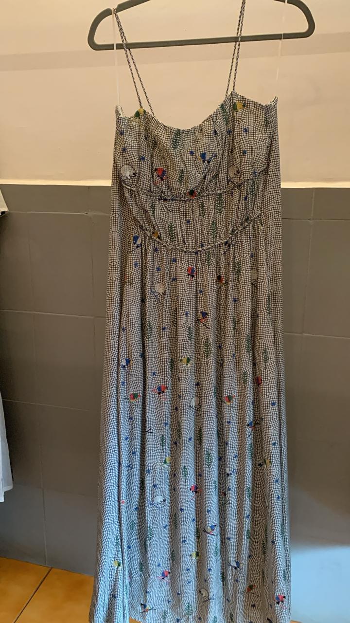 Hand Embroidered Strappy Dress 1313