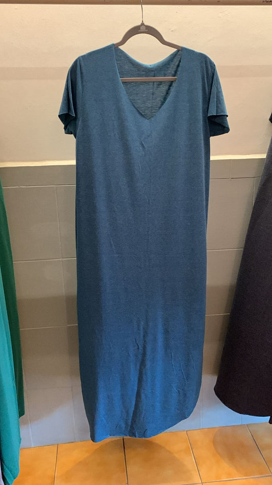 Turquoise Maxi Dress 1385