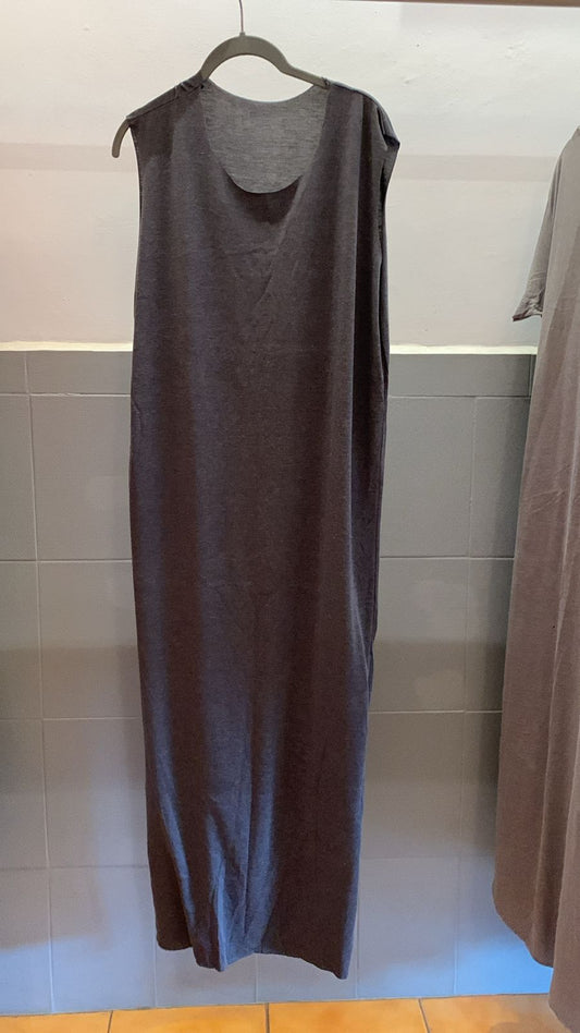 Dark Grey Maxi Dress 1391