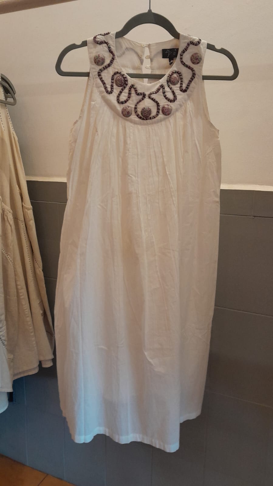 White Pari Sample Dress 1403