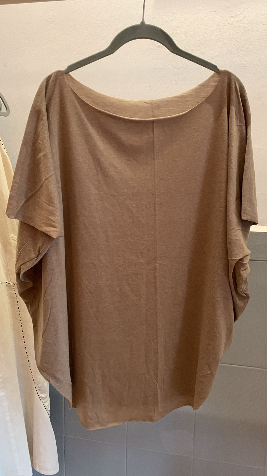Beige Laser Cut Top 857
