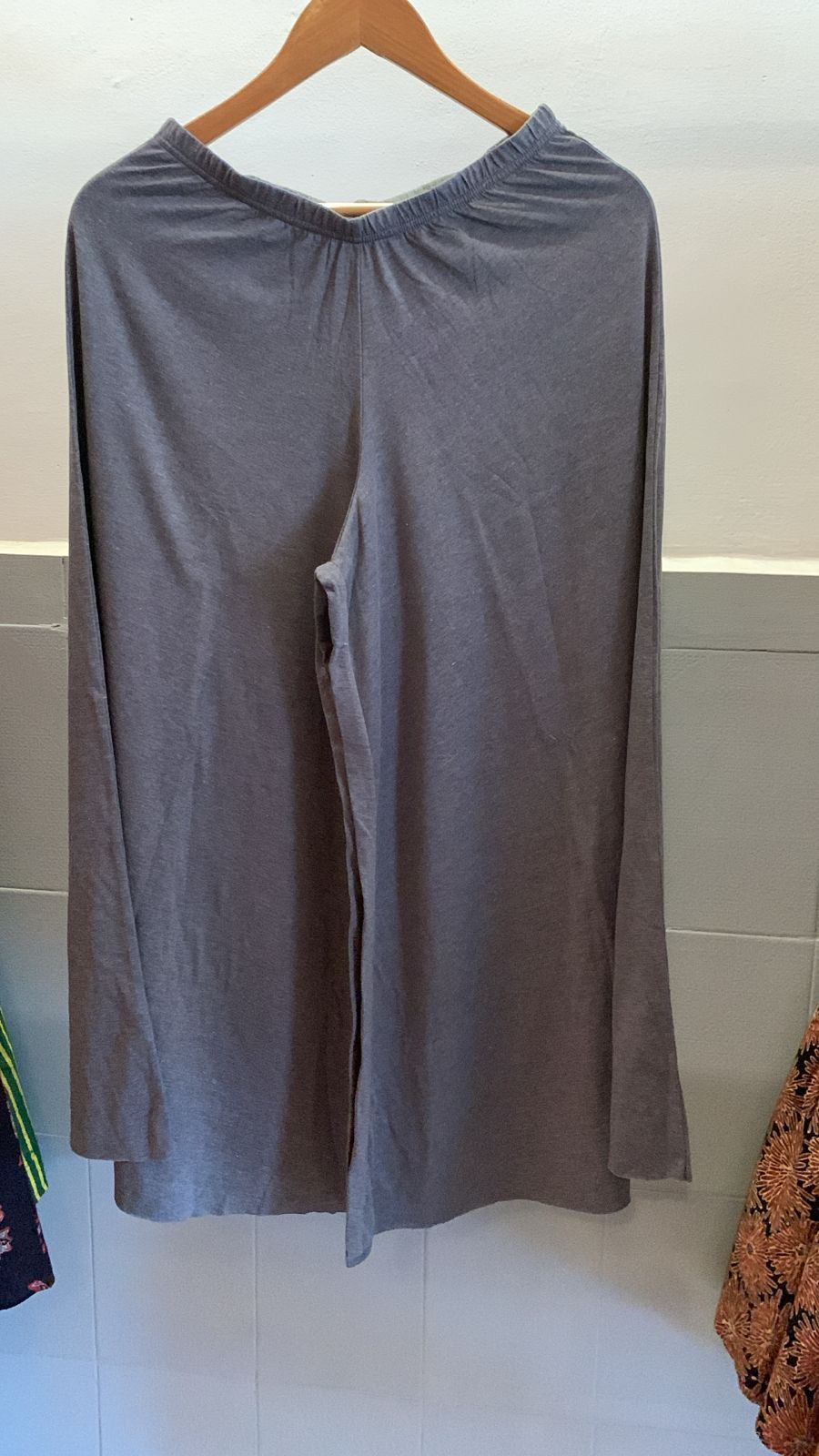 Light Grey Palazzo Pants 1121