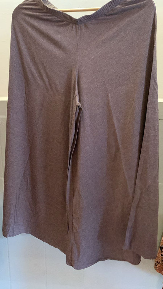 Brown Grey Palazzo Pants 1123