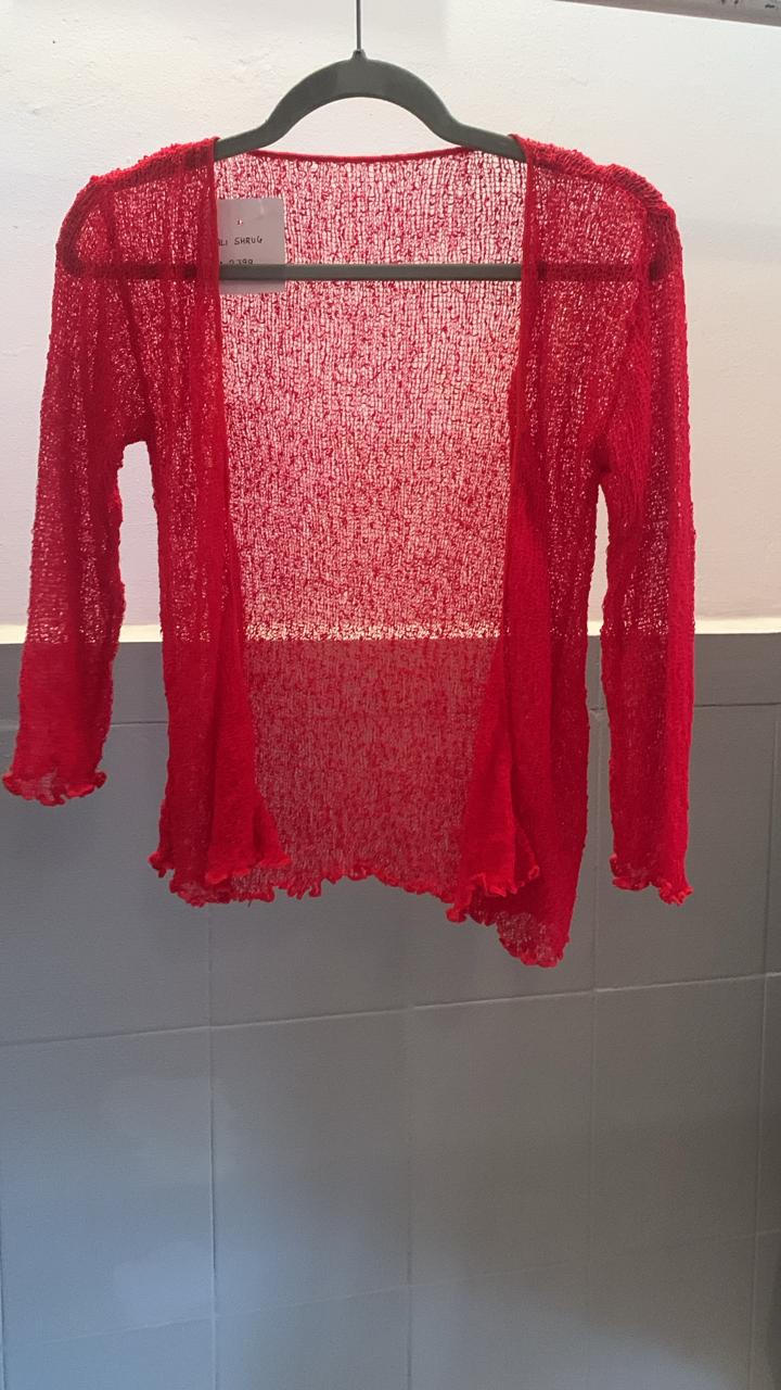 Red Bali Shrug 604