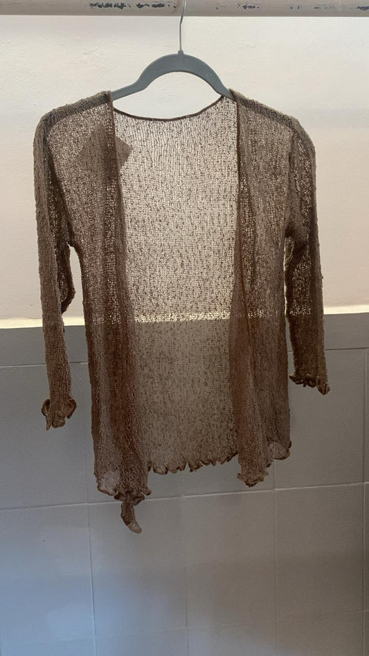 Grey Brown Bali Shrug 607