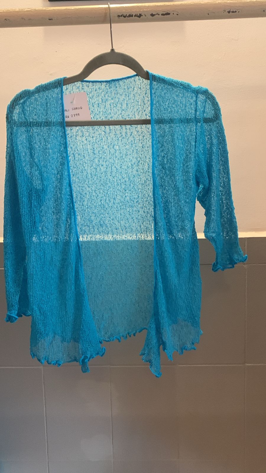 Sky Blue Bali Shrug 609