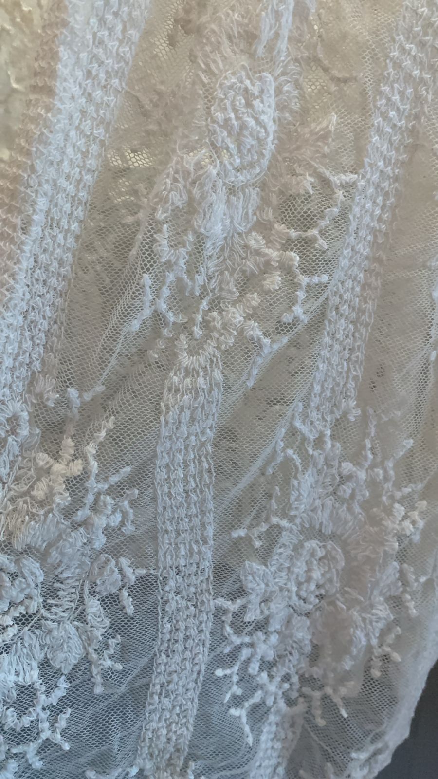 White Embroidery Shrug 614