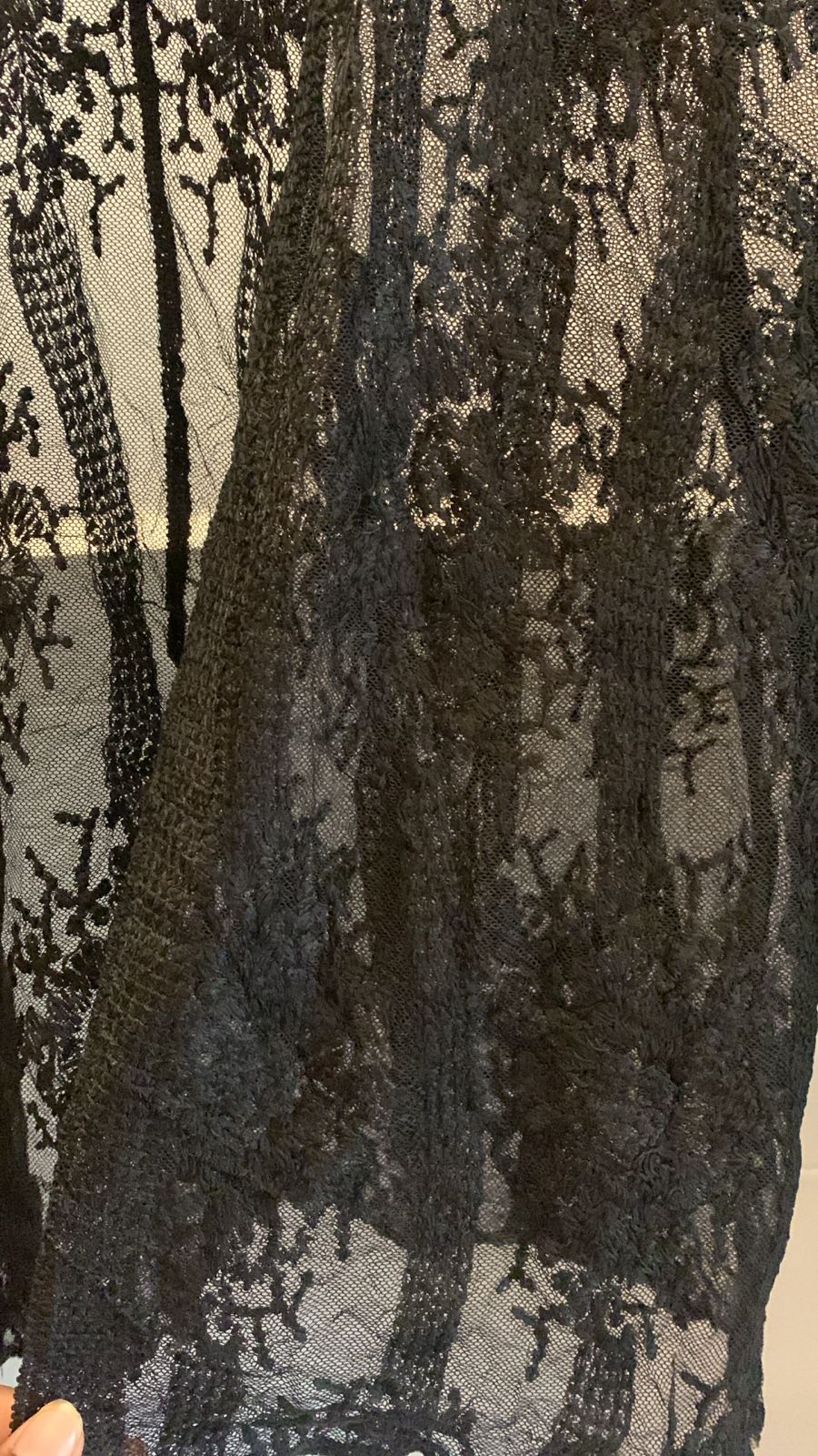 Black Embroidery Shrug 616