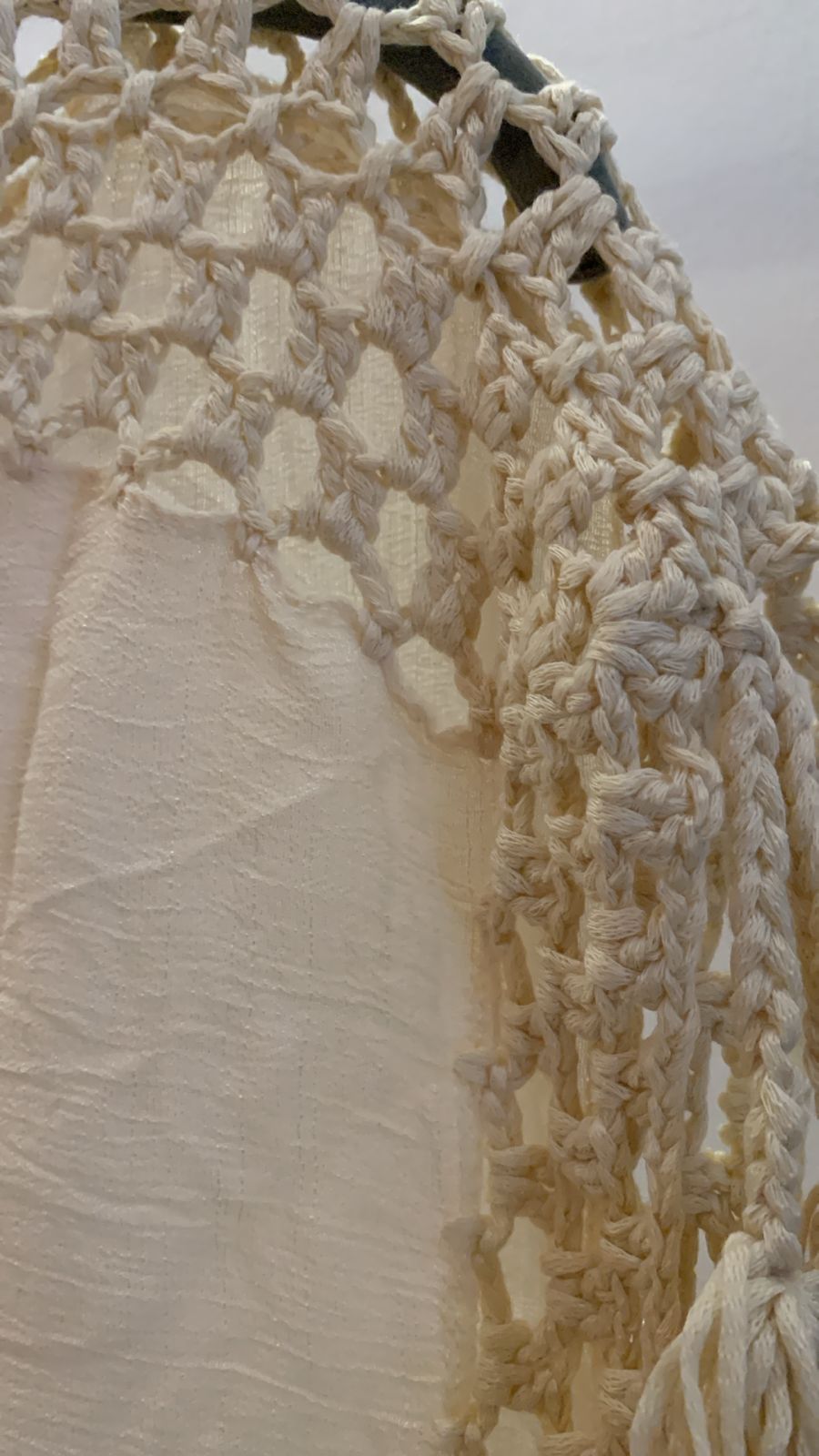 White Crochet Top 862