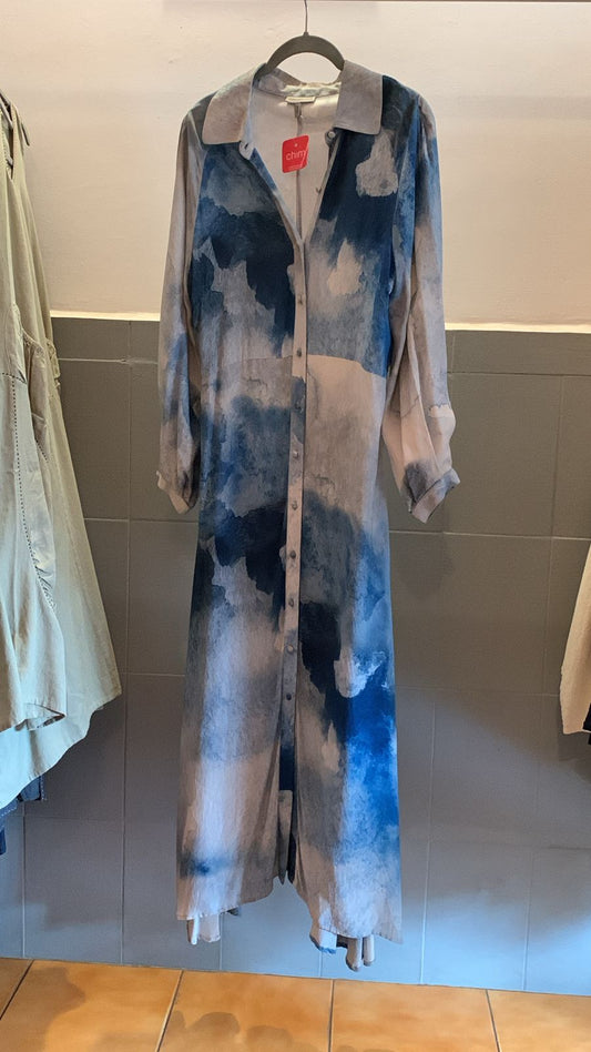 Blue Sky Shirt Dress 1412