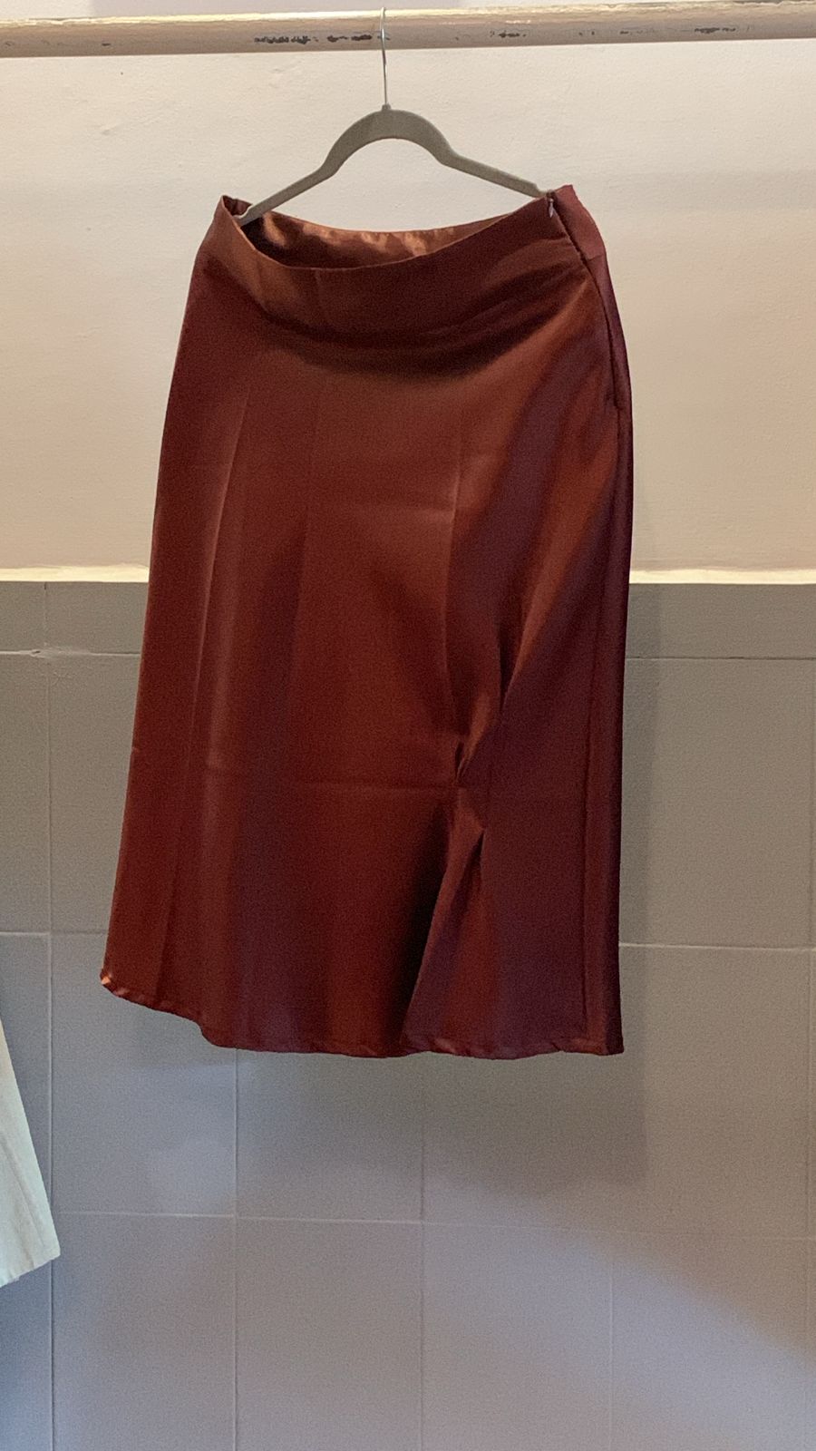 Bronze Kini Satin Skirt 1702