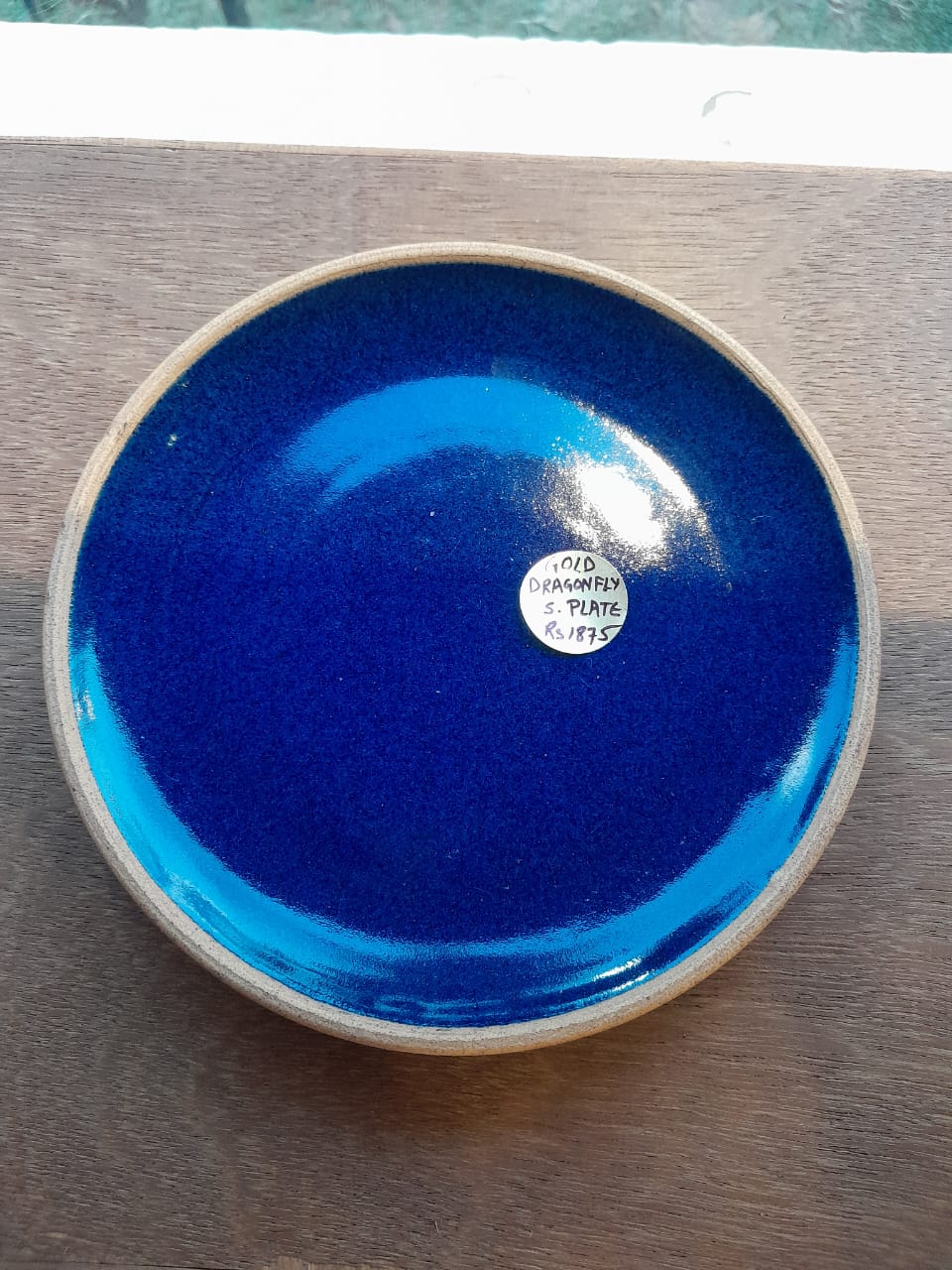 Gold Dragonfly Plate 4401
