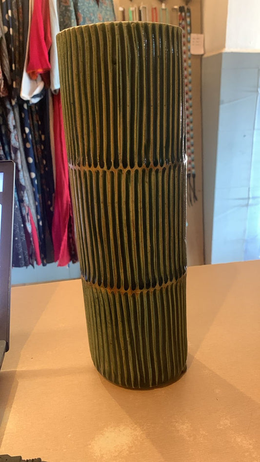 Green Bamboo Vase 4503