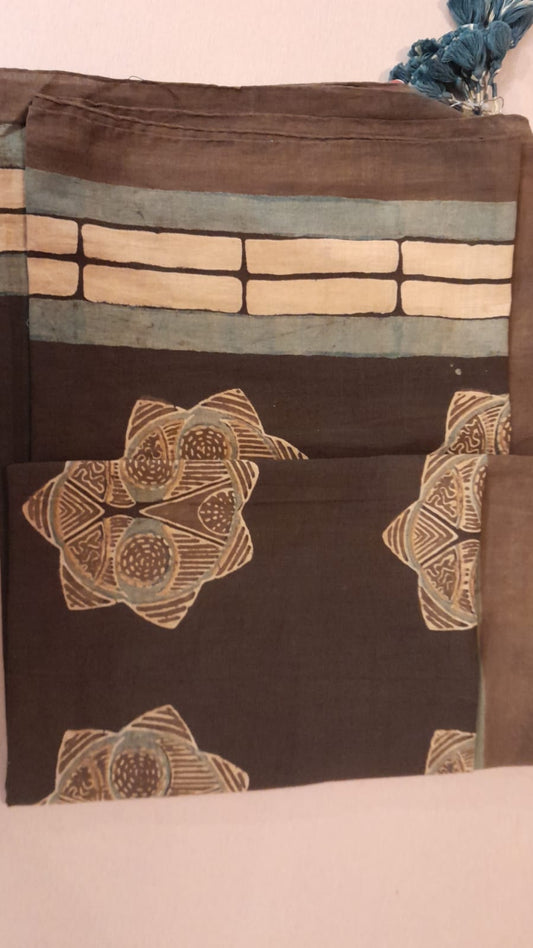 Ajrakh Scarf Square 2502