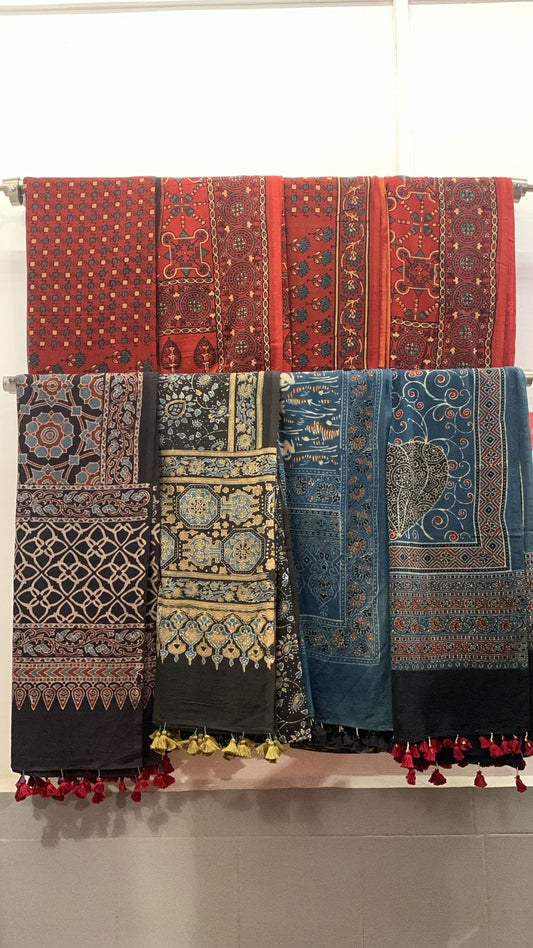 Ajrakh Dupattas 2501