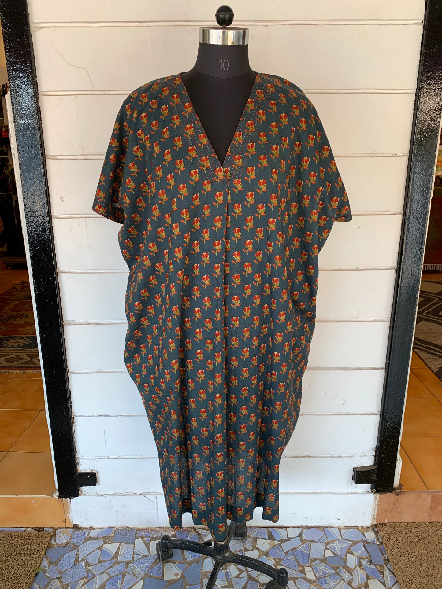 Yellow Floral Print Zephyr Dress