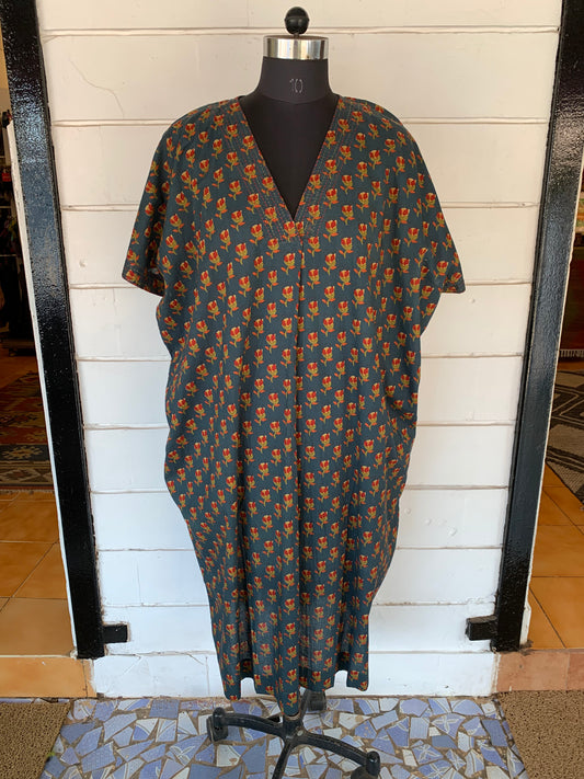 Yellow Floral Print Zephyr Dress